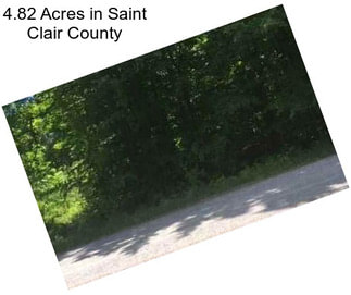 4.82 Acres in Saint Clair County