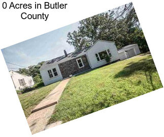 0 Acres in Butler County