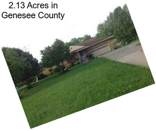 2.13 Acres in Genesee County