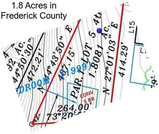 1.8 Acres in Frederick County