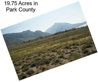 19.75 Acres in Park County