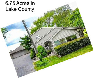 6.75 Acres in Lake County