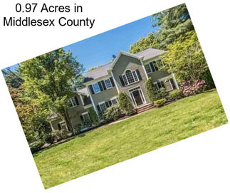 0.97 Acres in Middlesex County