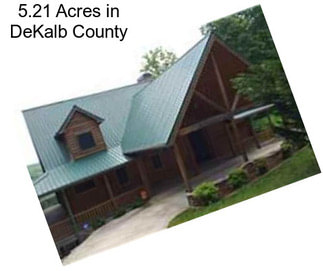 5.21 Acres in DeKalb County