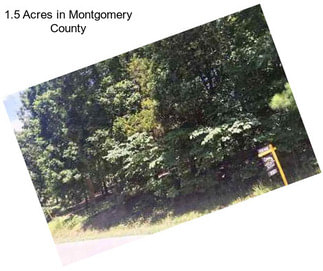 1.5 Acres in Montgomery County