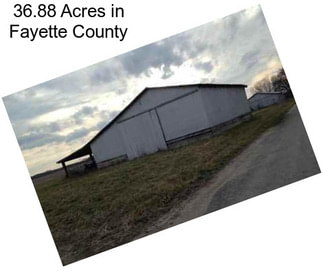 36.88 Acres in Fayette County