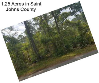 1.25 Acres in Saint Johns County