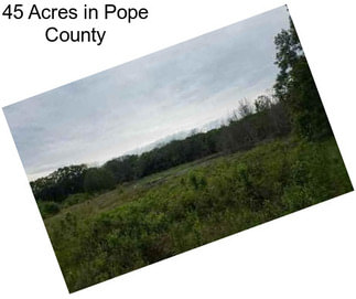 45 Acres in Pope County