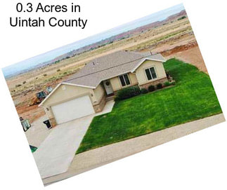 0.3 Acres in Uintah County