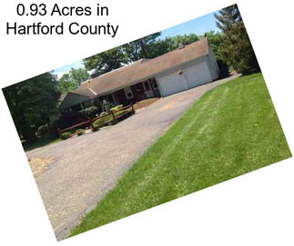 0.93 Acres in Hartford County