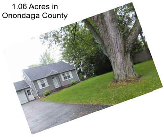 1.06 Acres in Onondaga County