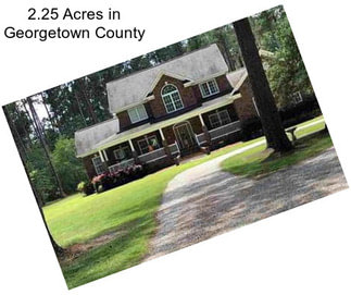 2.25 Acres in Georgetown County