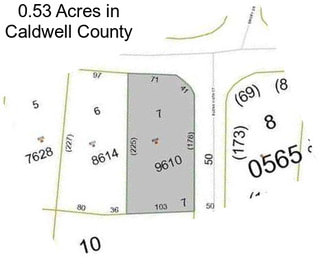 0.53 Acres in Caldwell County