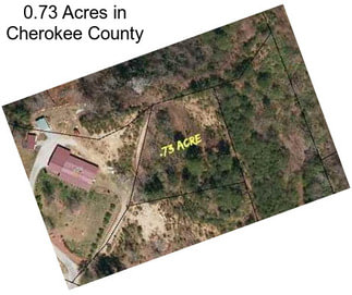 0.73 Acres in Cherokee County