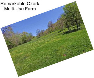 Remarkable Ozark Multi-Use Farm