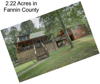 2.22 Acres in Fannin County