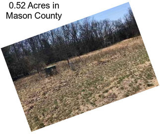 0.52 Acres in Mason County