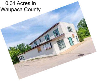 0.31 Acres in Waupaca County