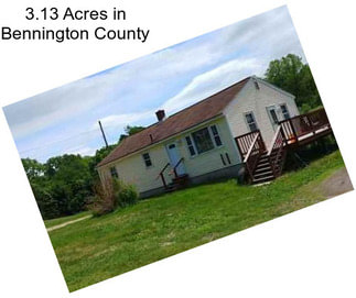 3.13 Acres in Bennington County