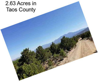 2.63 Acres in Taos County