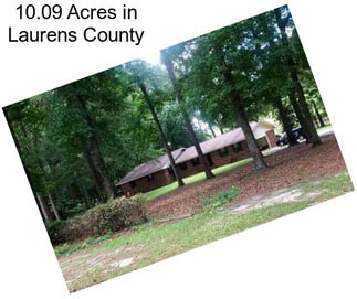 10.09 Acres in Laurens County