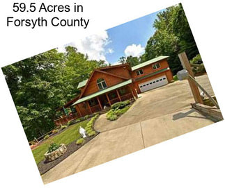 59.5 Acres in Forsyth County