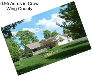 0.95 Acres in Crow Wing County