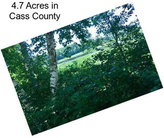 4.7 Acres in Cass County