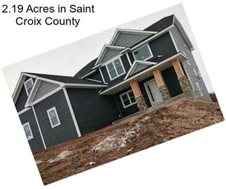 2.19 Acres in Saint Croix County