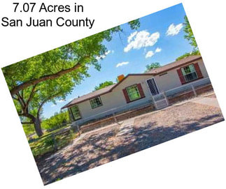 7.07 Acres in San Juan County