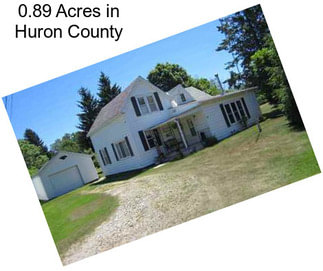 0.89 Acres in Huron County