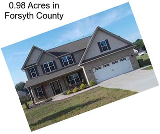0.98 Acres in Forsyth County