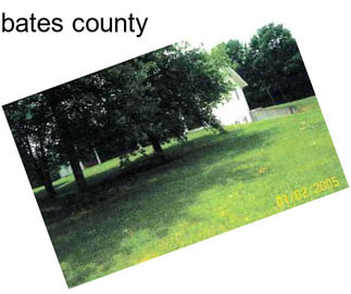 Bates county