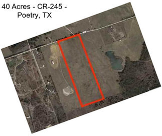 40 Acres - CR-245 - Poetry, TX