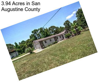3.94 Acres in San Augustine County