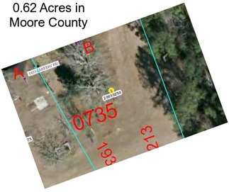 0.62 Acres in Moore County