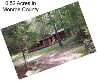 0.52 Acres in Monroe County