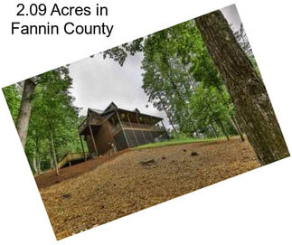 2.09 Acres in Fannin County