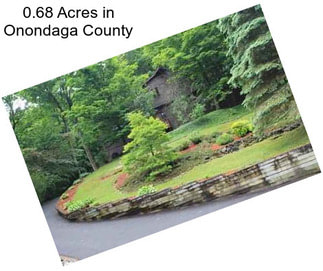 0.68 Acres in Onondaga County