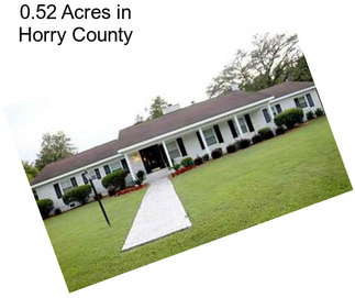 0.52 Acres in Horry County