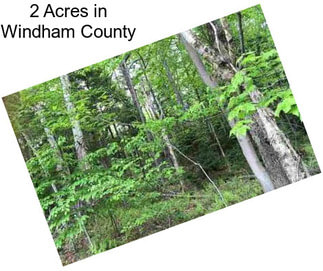 2 Acres in Windham County