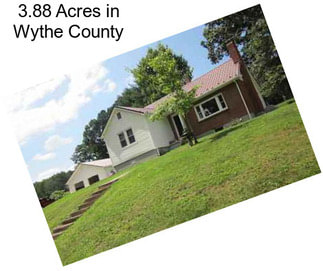 3.88 Acres in Wythe County