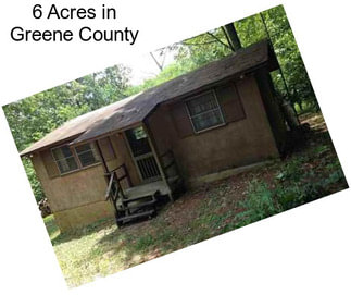 6 Acres in Greene County