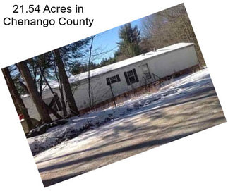 21.54 Acres in Chenango County