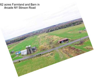 62 acres Farmland and Barn in Arcade NY Stinson Road