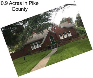 0.9 Acres in Pike County