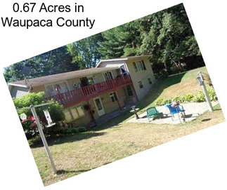 0.67 Acres in Waupaca County