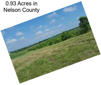 0.93 Acres in Nelson County