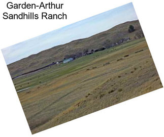 Garden-Arthur Sandhills Ranch