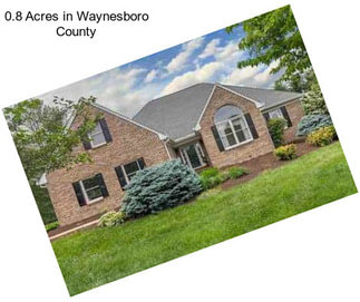 0.8 Acres in Waynesboro County